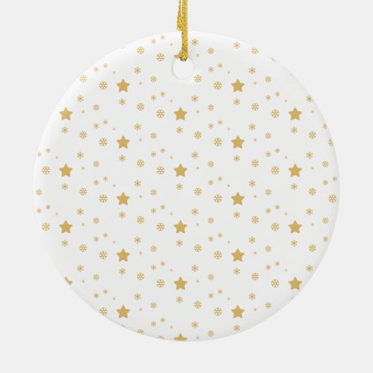 Vrolijk kerstboom familie foto collage keramisch ornament (Achterkant)