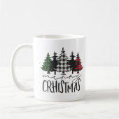 Vrolijk kerstboom koffie Mok (Links)