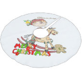 Vrolijk Kerstboom Rok Kinderen Zegeningen Elf (Gekanteld)