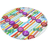 Vrolijk kerstboom rok sneeuwman geloven (Gekanteld)