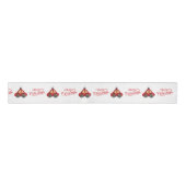 Vrolijk kerstboom Vitnage Auto Ornament Grosgrain Lint (Voorkant)