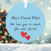 Vrolijk kerstboom vliegtuig, Cool Aviation Ornament