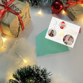 Vrolijk kerstboomfotografie Ornamenten Folie Feestdagen Briefkaart