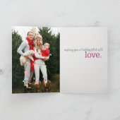 Vrolijk kerstboompje kaart (Binnen)