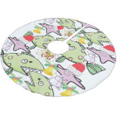 Vrolijk kerstboomrok — Santa Hat, visoceaan Kerstboom Rok (Gekanteld)