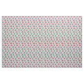 Vrolijk kerstboomschilderij stof (Fat Quarter)