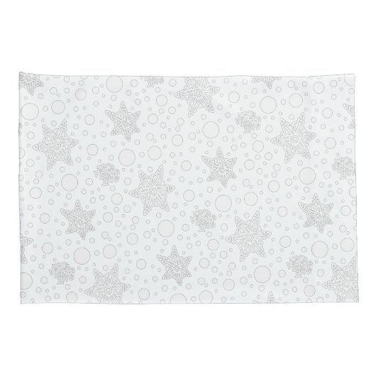 Vrolijk kerstboomtje 2 Poodle (white) Kussensloop (Achterkant-Rechts)