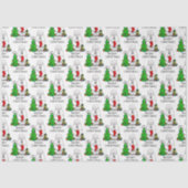 Vrolijk kerstboomtje 2 Poodle (white) Tissuepapier (Voorkant)