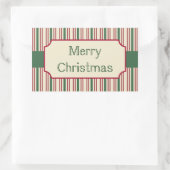 Vrolijk kerstbord Stickers (Tas)