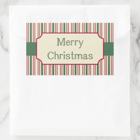 Vrolijk kerstbord Stickers (Tas)