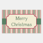 Vrolijk kerstbord Stickers (Voorkant)