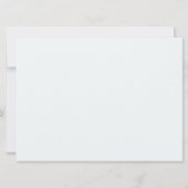 Vrolijk kerstbos, rode bessen, dennenappels kaart (Achterkant)