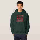 Vrolijk kerstbrei Trendy Elegant Hoodie (Voorkant volledig)