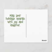 Vrolijk kerstBriefkaart Briefkaart (Achterkant)