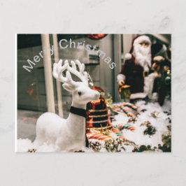 Vrolijk kerstbriefkaart briefkaart