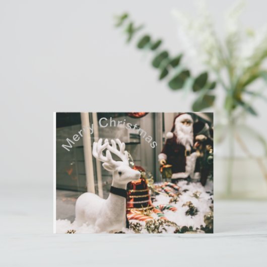 Vrolijk kerstbriefkaart briefkaart (Staand voorkant)