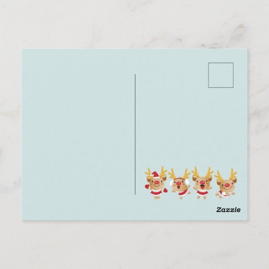 Vrolijk kerstBriefkaart Briefkaart (Achterkant)