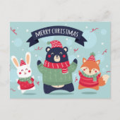 Vrolijk kerstBriefkaart Briefkaart (Voorkant)