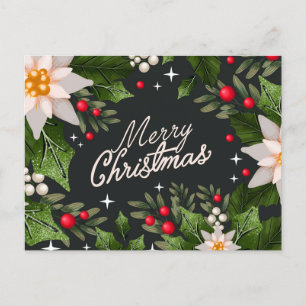 Vrolijk kerstBriefkaart Briefkaart
