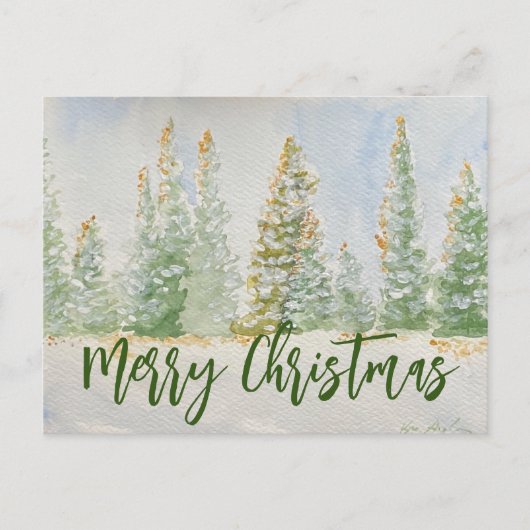 Vrolijk kerstbriefkaart briefkaart (Voorkant)