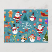 Vrolijk kerstBriefkaart Briefkaart (Voorkant)