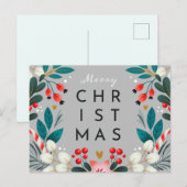 Vrolijk kerstBriefkaart Briefkaart (Voorkant / Achterkant)