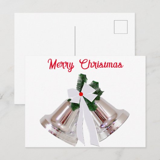 Vrolijk kerstBriefkaart Briefkaart (Voorkant / Achterkant)