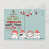 Vrolijk kerstBriefkaart Briefkaart (Achterkant)