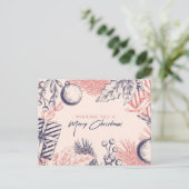Vrolijk kerstBriefkaart Briefkaart (Staand voorkant)