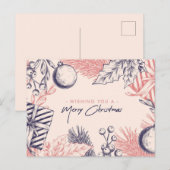 Vrolijk kerstBriefkaart Briefkaart (Voorkant / Achterkant)