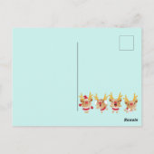 Vrolijk kerstBriefkaart Briefkaart (Achterkant)