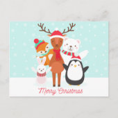 Vrolijk kerstBriefkaart Briefkaart (Voorkant)