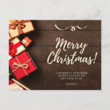 Vrolijk kerstBriefkaart