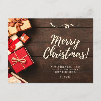 Vrolijk kerstBriefkaart Briefkaart