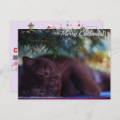 Vrolijk kerstBriefkaart Briefkaart (Voorkant / Achterkant)