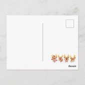 Vrolijk kerstBriefkaart Briefkaart (Achterkant)