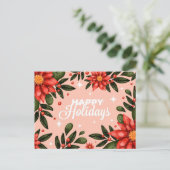 Vrolijk kerstBriefkaart Briefkaart (Staand voorkant)