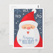 Vrolijk kerstBriefkaart Briefkaart (Voorkant / Achterkant)