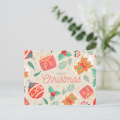 Vrolijk kerstBriefkaart Briefkaart (Staand voorkant)