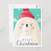 Vrolijk kerstBriefkaart Briefkaart (Voorkant / Achterkant)