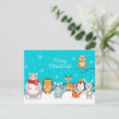 Vrolijk kerstBriefkaart Briefkaart (Staand voorkant)
