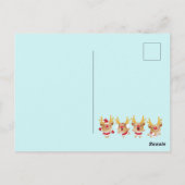 Vrolijk kerstBriefkaart Briefkaart (Achterkant)