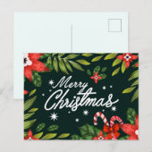 Vrolijk kerstBriefkaart Briefkaart (Voorkant / Achterkant)