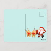 Vrolijk kerstBriefkaart Briefkaart (Achterkant)