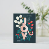 Vrolijk kerstBriefkaart Briefkaart (Staand voorkant)