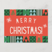 Vrolijk kerstBriefkaart Briefkaart (Voorkant)