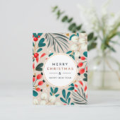 Vrolijk kerstBriefkaart Briefkaart (Staand voorkant)