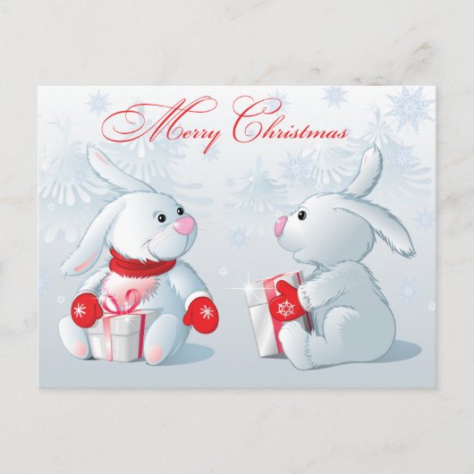 Vrolijk kerstBriefkaart Briefkaart (Voorkant)