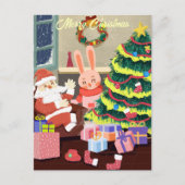 Vrolijk kerstBriefkaart Briefkaart (Voorkant)