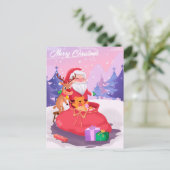 Vrolijk kerstBriefkaart Briefkaart (Staand voorkant)